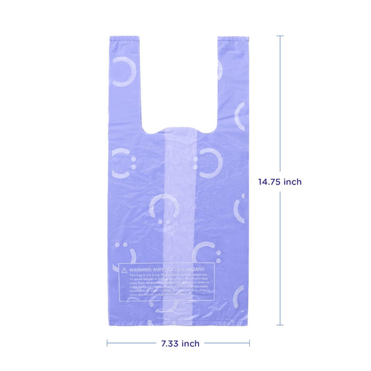 Ubbi Disposable Diaper Sacks, Lavender Scented, Easy-To-Tie Tabs, Diaper Disposal or Pet Waste Bags, 200 Count