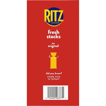 RITZ Fresh Stacks Original Crackers, Party Size, Travel Snacks, 23.7 oz (16 Multi Snack Packs)