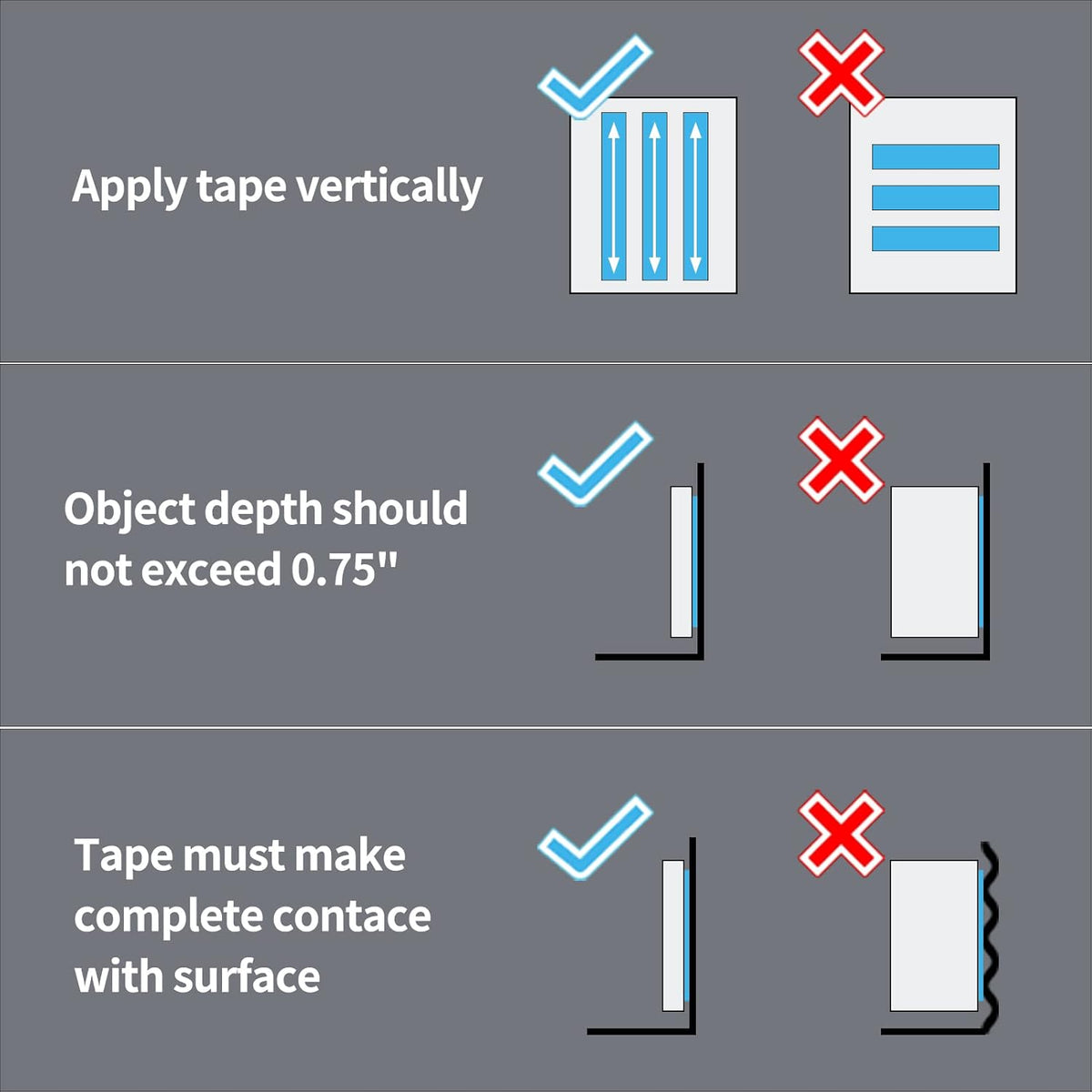 Art3d Double-Sided Mounting Tape (10FT), Multipurpose Removable Adhesive Foam Tape, Transparent, Household