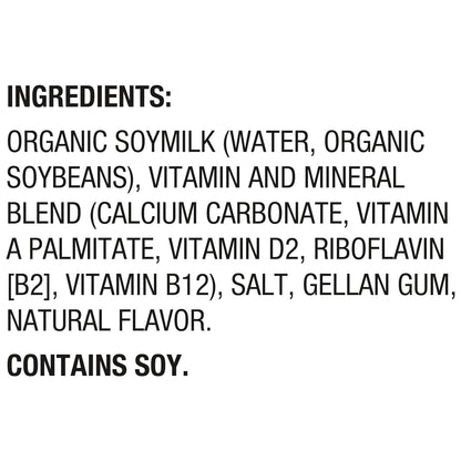 Silk Shelf-Stable Organic Soy Milk, Unsweetened, Dairy-Free, Vegan, Non-GMO Project Verified,32 Fl Oz(Pack of 6)