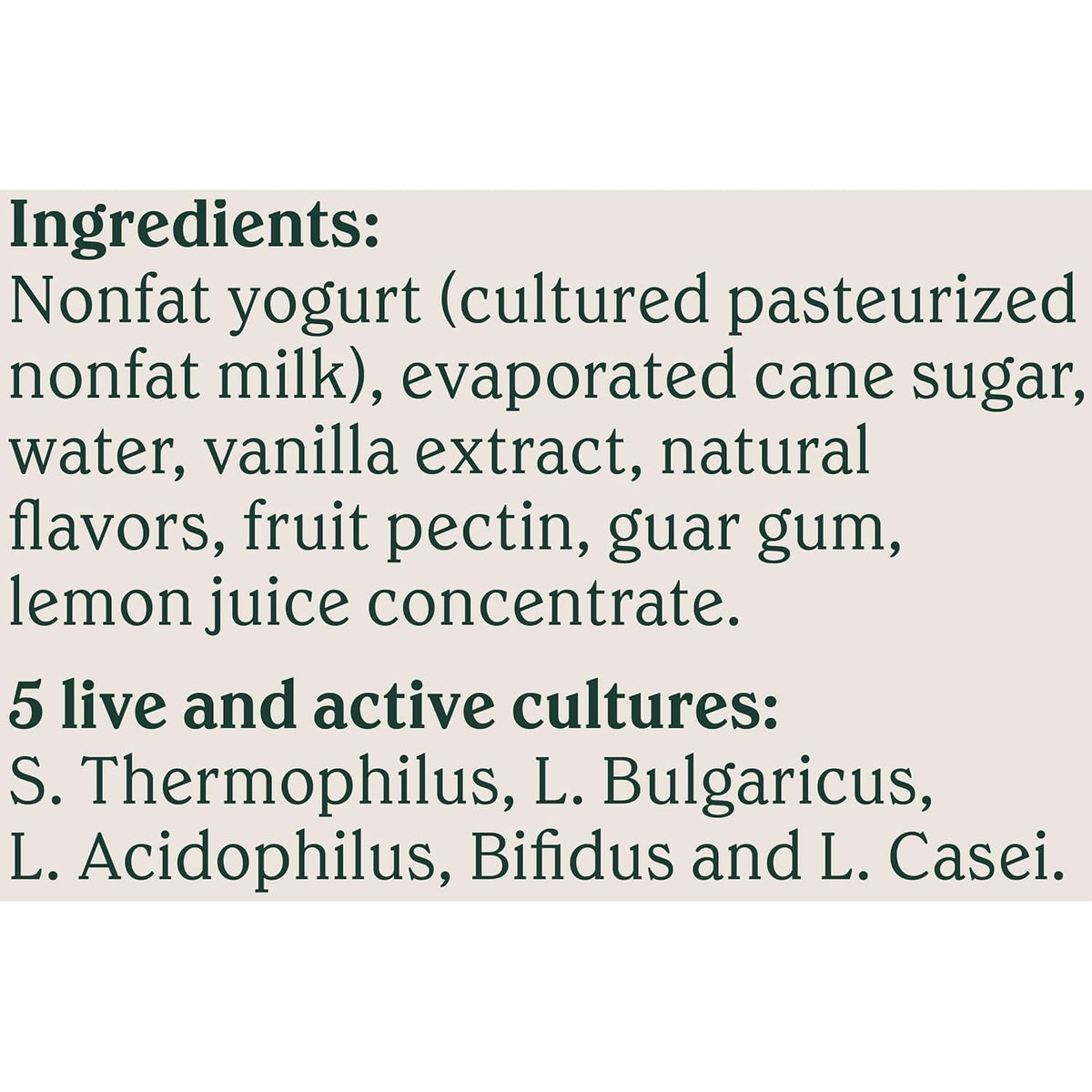 Chobani® Vanilla Blended Non-Fat Greek Yogurt 32oz