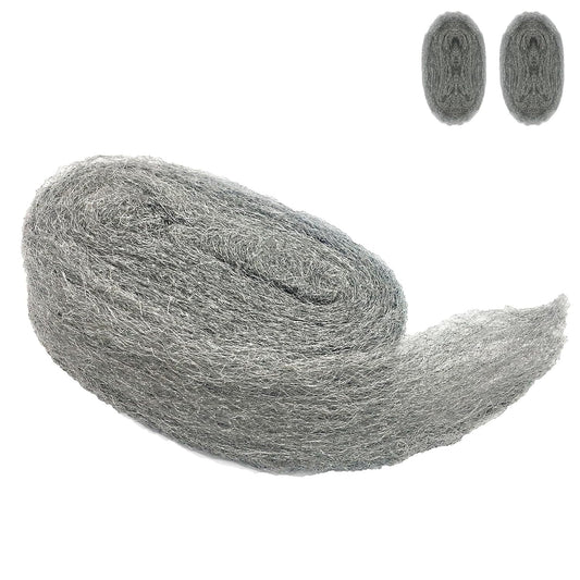 Steel Wool Mice Control, 2 Pack 3" x10 Ft Hole Filler, Gap Blocker, Barrier, Protect Against Animals in Holes Holes, Siding, Pipeline, Vents for Garden, House, Garage
