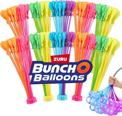 Original Bunch O Balloons Tropical Party 330+ Rapid-Filling Self-Sealing Water Balloons (Amazon Exclusive 10 count, pack of 1) by ZURU Water Balloon for the Whole Family, Kids, Teens and Adults